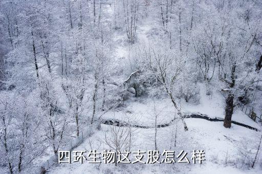 四环生物这支股怎么样