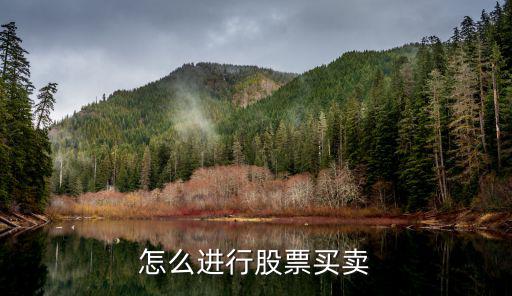 怎么进行股票买卖