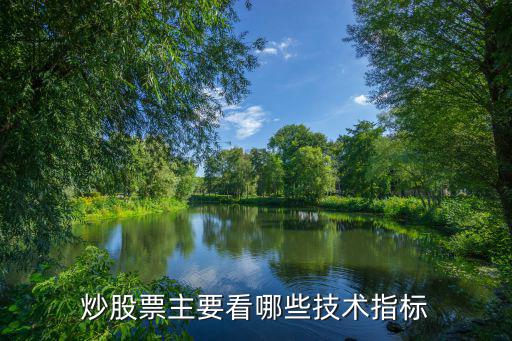 炒股票主要看哪些技术指标