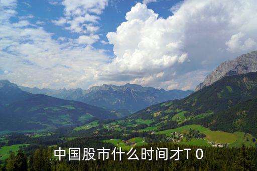 股票什么时候为0，中国股市什么时间才T 0
