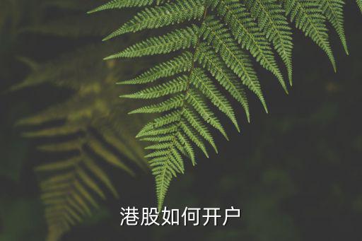 买香港的股票怎么开户，港股如何开户
