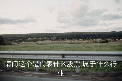 小立子是什么股票，请问这个是代表什么股票 属于什么行业