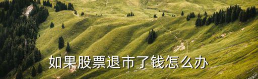 如果股票退市了钱怎么办
