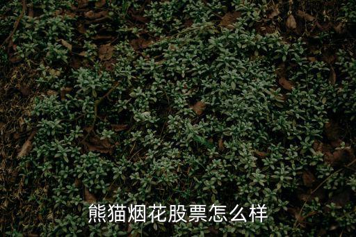 熊猫烟花股票怎么，熊猫烟花股票怎么样