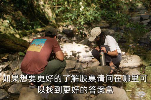 如果想要更好的了解股票请问在哪里可以找到更好的答案急