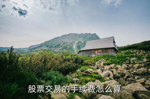 股票交易的手续费怎么算