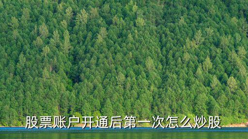 股票账户开通后第一次怎么炒股