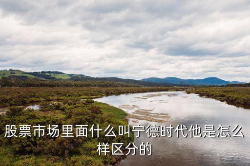 股票市场里面什么叫宁德时代他是怎么样区分的