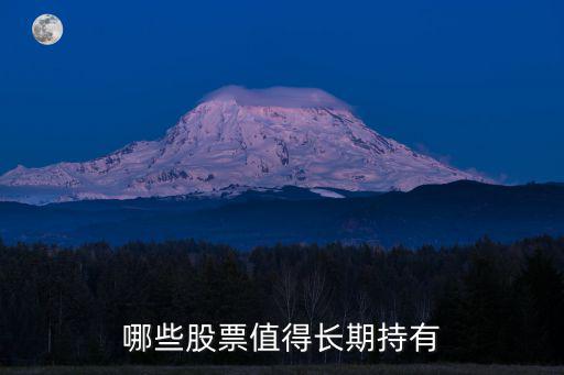 哪些股票值得长期持有