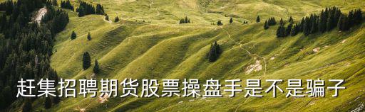 赶集招聘期货股票操盘手是不是骗子