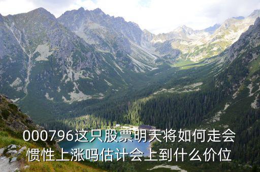 000796这只股票明天将如何走会惯性上涨吗估计会上到什么价位