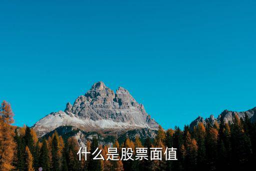 什么是股票面值