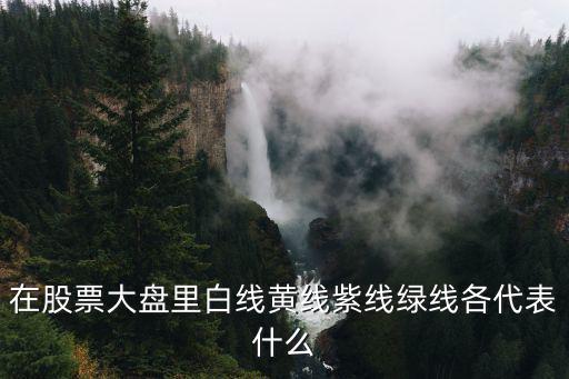 在股票大盘里白线黄线紫线绿线各代表什么