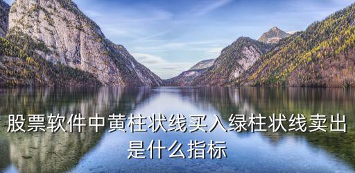 股票软件中黄柱状线买入绿柱状线卖出是什么指标