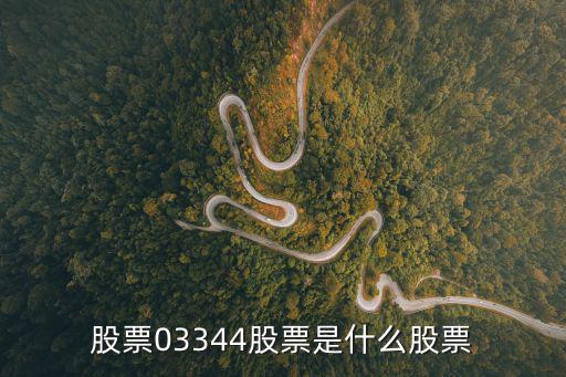 股票03344股票是什么股票