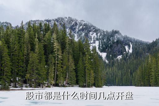 股市都是什么时间几点开盘