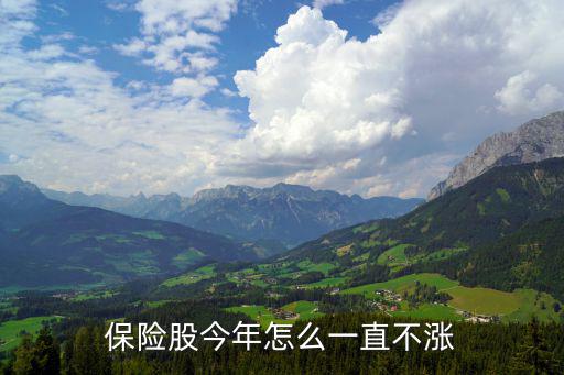 保险股今年怎么一直不涨