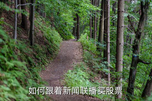 如何跟着新闻联播买股票