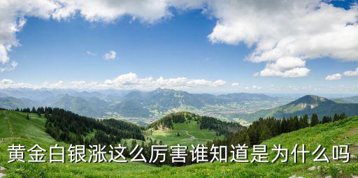 黄金白银涨这么厉害谁知道是为什么吗