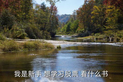 我是新手 想学习股票 看什么书
