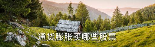 通货膨胀买哪些股票
