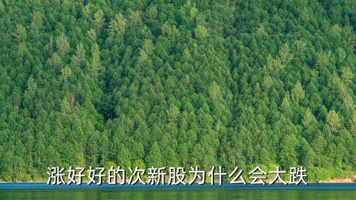 涨好好的次新股为什么会大跌