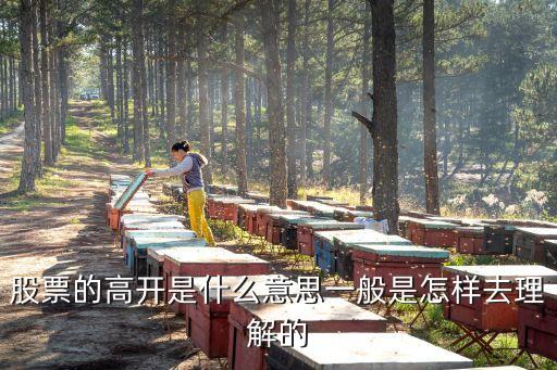 股票高开意味着什么，股票的高开是什么意思一般是怎样去理解的