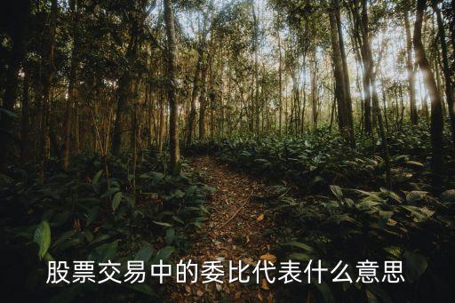 股票的委比是代表什么，股票交易中的委比代表什么意思
