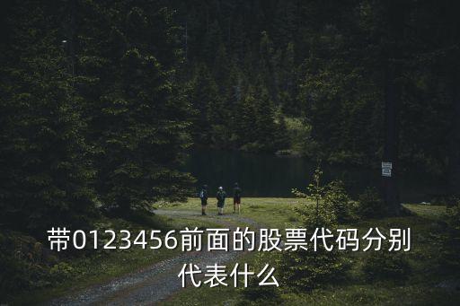 1开头的股票是什么，代码以1开头的是什么板块的股