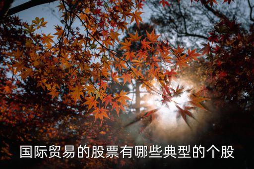 中国外贸有什么股票，外贸概念股有哪些上市公司
