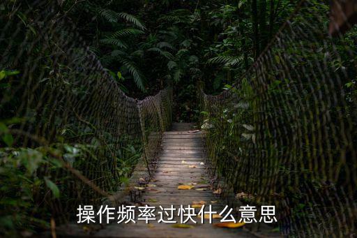 股票操作频率什么意思，股票每秒钟交易次数多少的意义