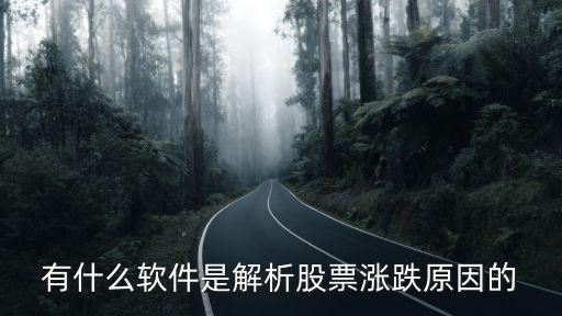 有什么软件是解析股票涨跌原因的