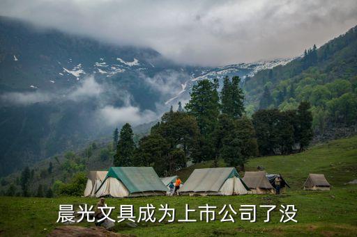 晨光文具成为上市公司了没