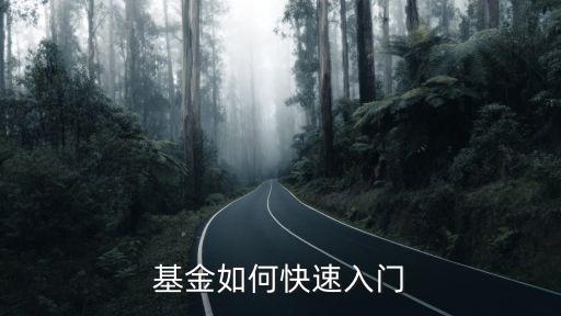 基金如何快速入门
