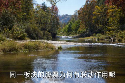 股票为什么有板块联动，为什么板块这么多股票同时异动