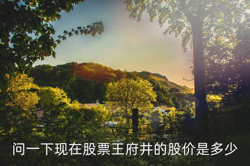 问一下现在股票王府井的股价是多少