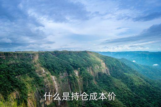 什么是持仓成本价
