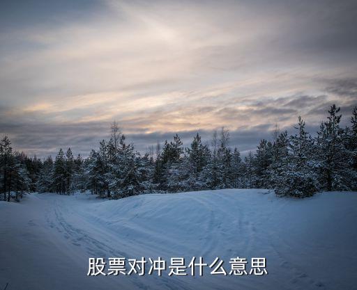 股票对冲是什么意思