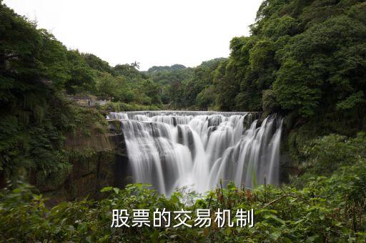 股票的交易机制