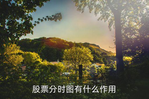 股票分时图有什么作用