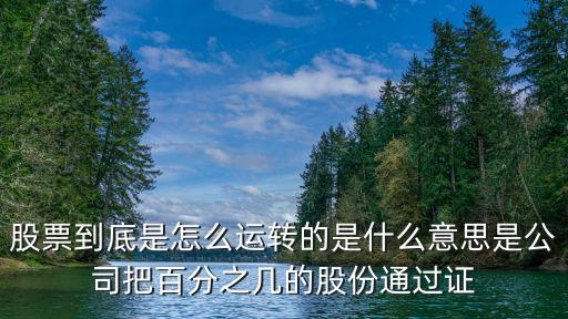 股票到底是怎么运转的是什么意思是公司把百分之几的股份通过证