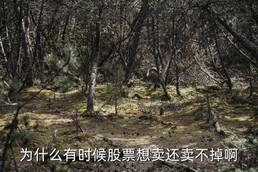 为什么有时候股票想卖还卖不掉啊