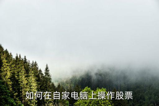 如何在自家电脑上操作股票