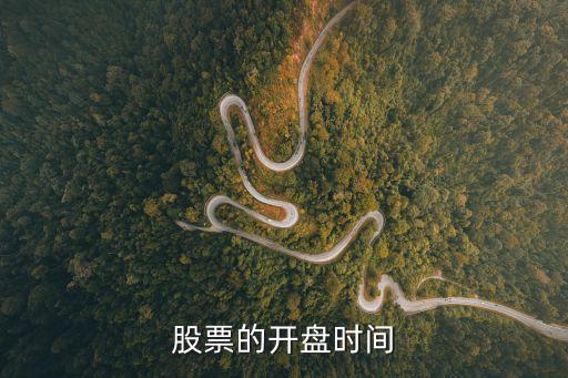 股票的开盘时间