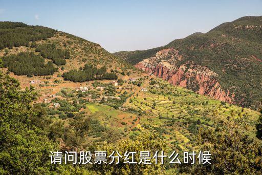 股票在什么时间分红，请问股票分红是什么时候