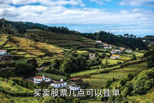 股票买进什么时候可以挂单，买卖股票几点可以挂单
