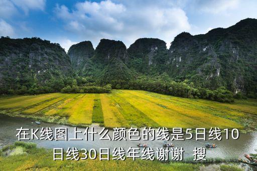 在K线图上什么颜色的线是5日线10日线30日线年线谢谢  搜