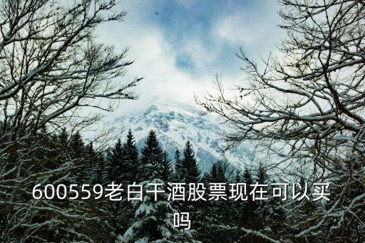 600559老白干酒股票现在可以买吗