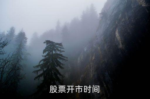 股票开市时间