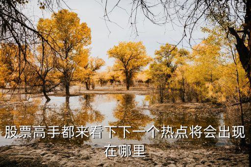 股票高手都来看下下一个热点将会出现在哪里